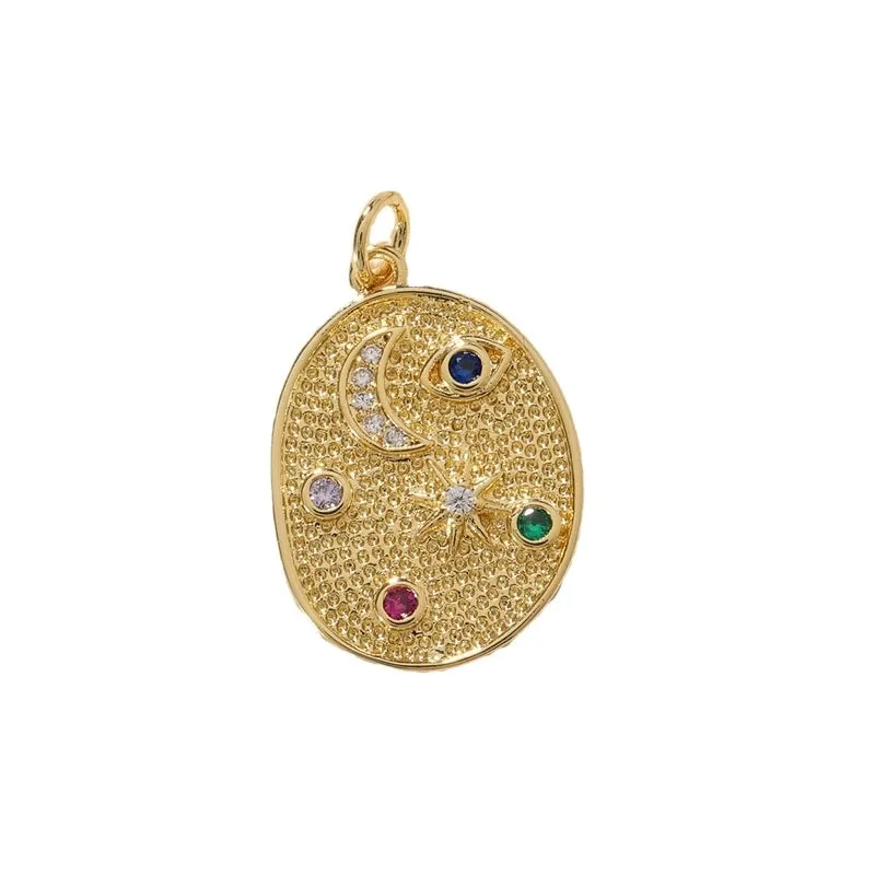 1 Piece Copper Devil's Eye Pendant