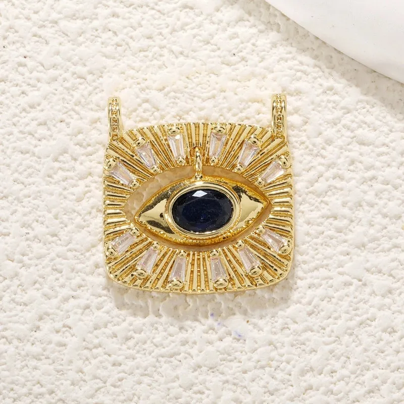 1 Piece Copper Devil's Eye Pendant