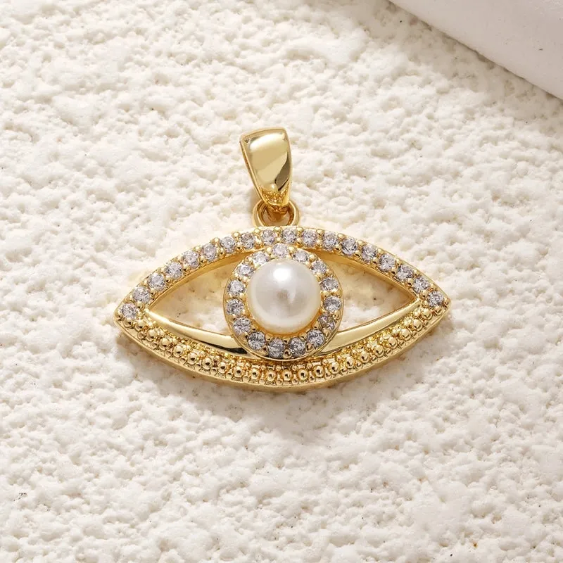 1 Piece Copper Devil's Eye Pendant