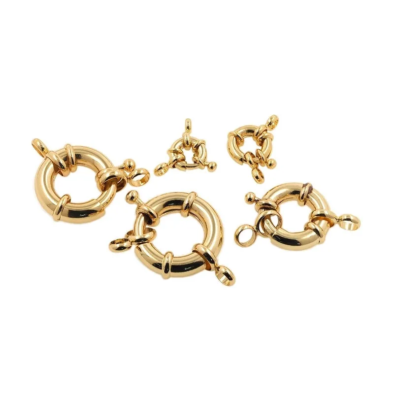 1 Piece Copper Solid Color Jewelry Buckle