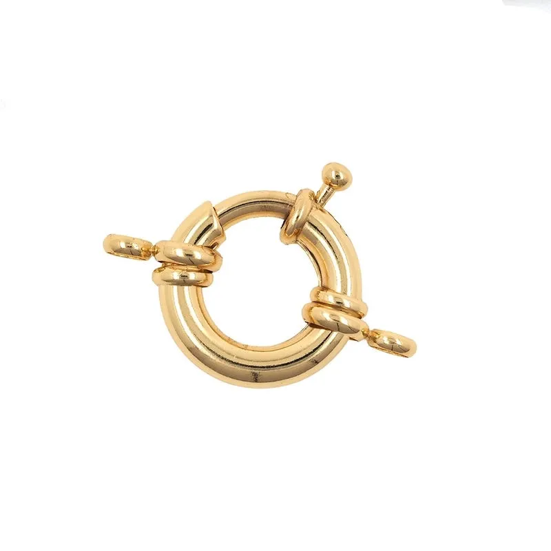 1 Piece Copper Solid Color Jewelry Buckle