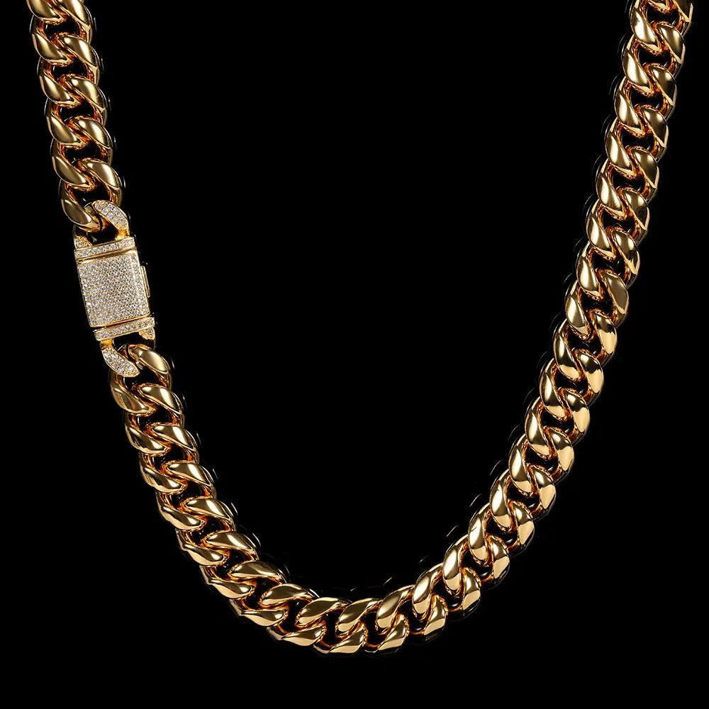 12mm Cuban Chain (Flip Buckle)
