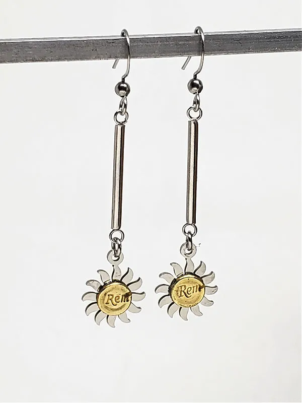 22 Caliber Petite Sun & Bar Dangles