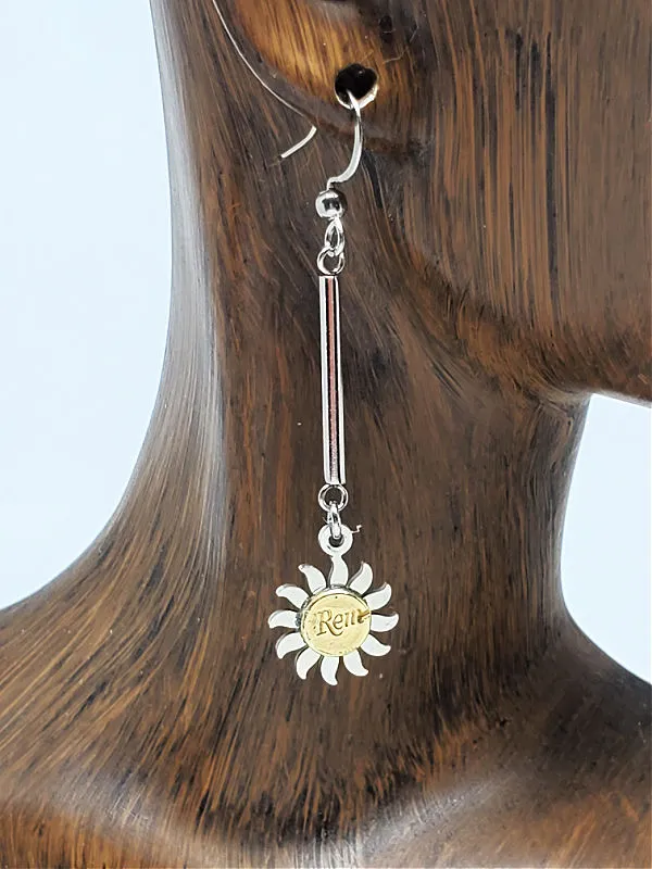22 Caliber Petite Sun & Bar Dangles
