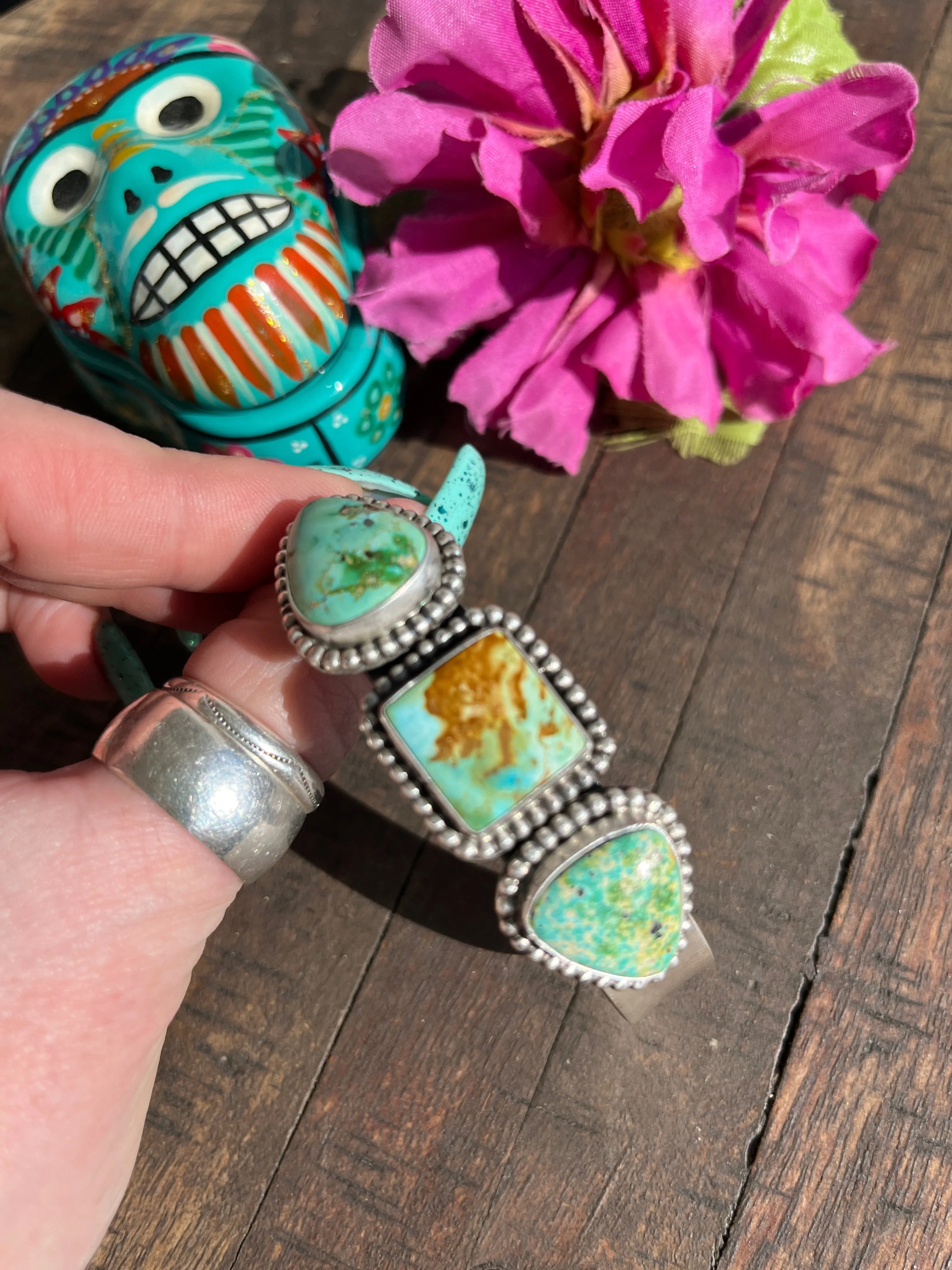 3 Stone Sonoran Cuff
