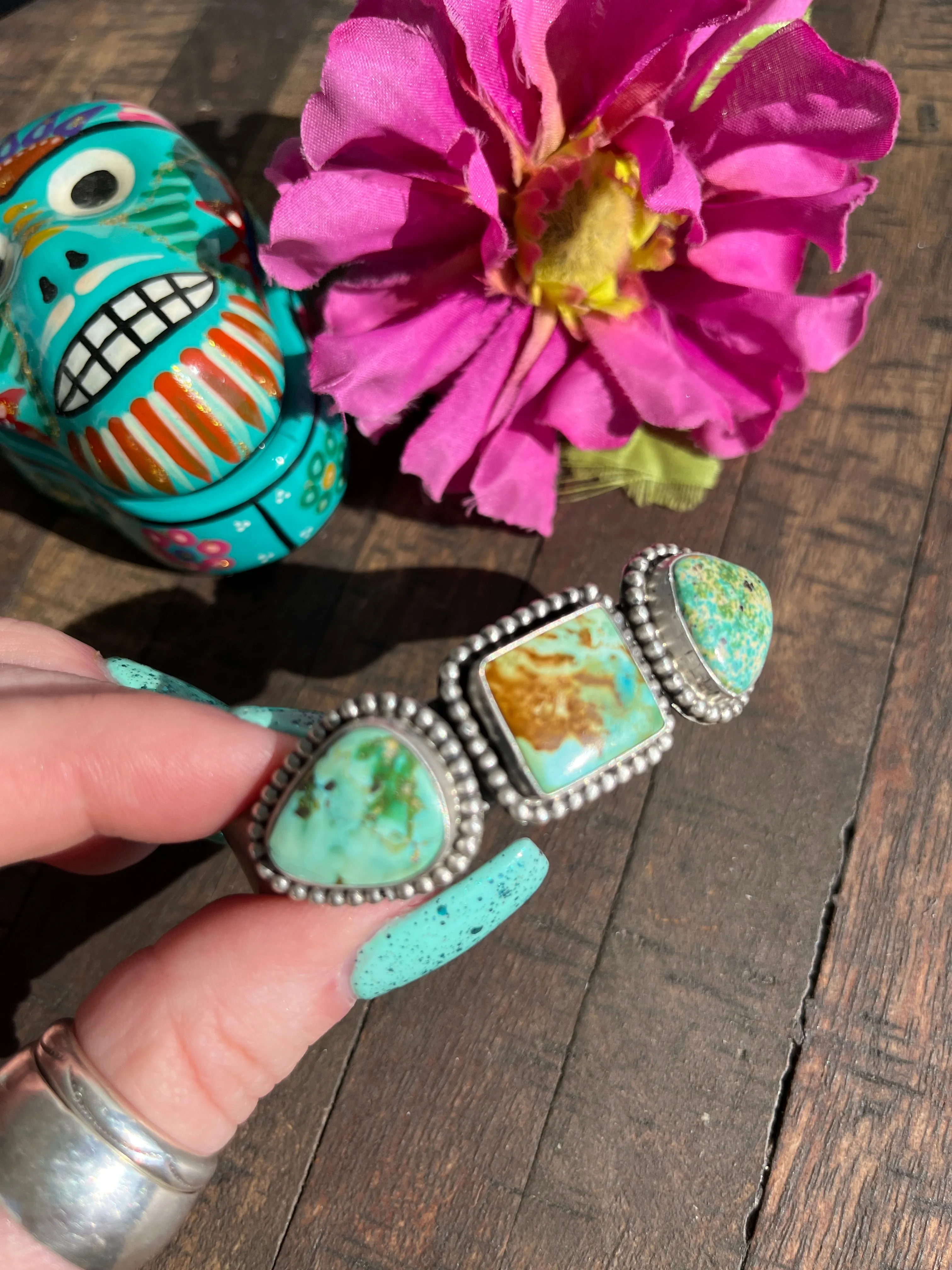 3 Stone Sonoran Cuff