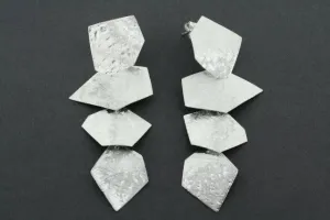 4 x shard earring - sterling silver
