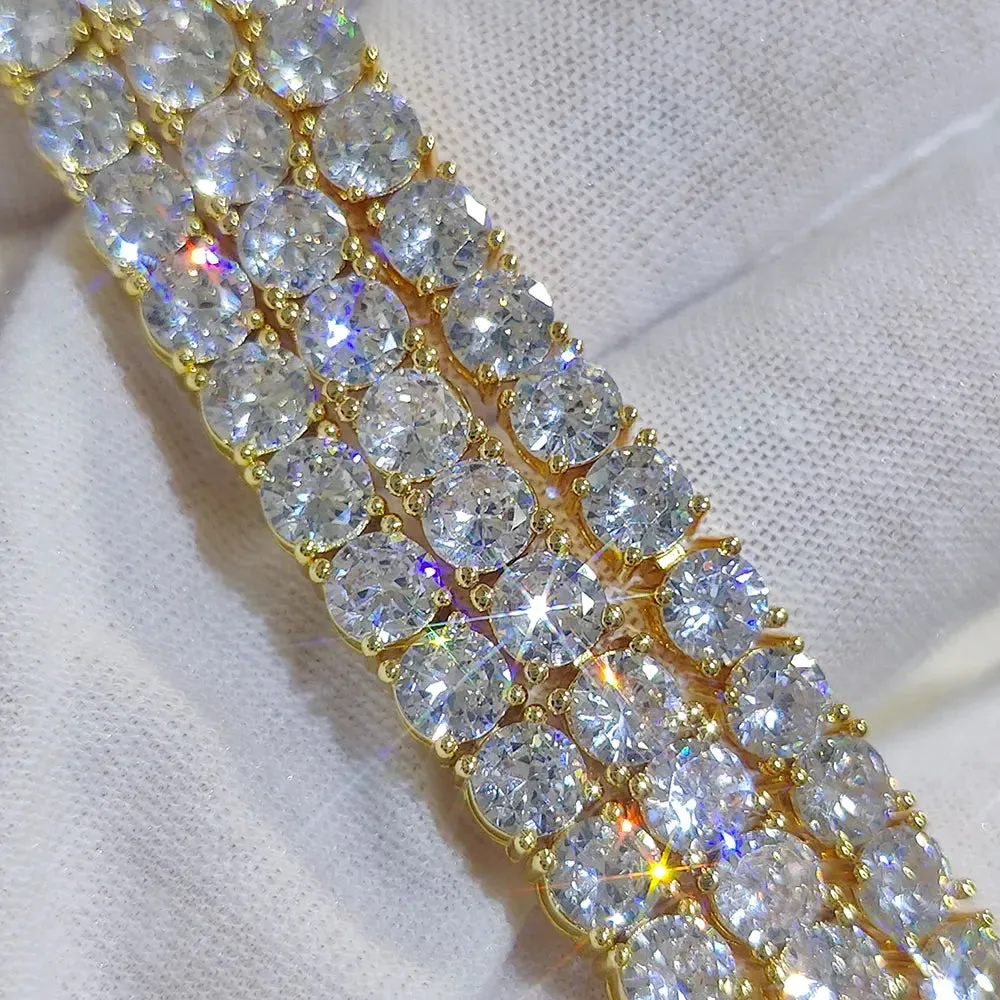 Alinoya Atelier Custom Made Laser Engraved Zircon Tennis Bracelet