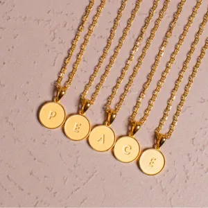 Alphabet Initial Necklaces