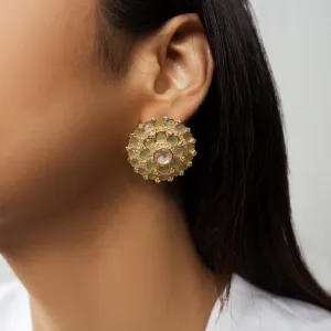 Amara Dramatic Polki Earrings