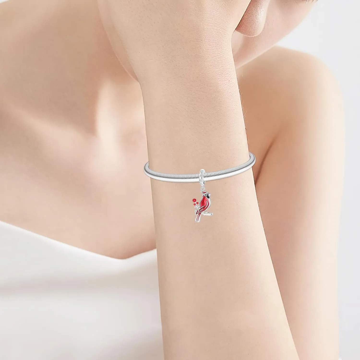 Angel Cross Butterfly Ice Cream Charm 925 Sterling Silver Charm Fits Women's Charm Bracelet & Necklace Jewelry Gifts for Women Family Friends