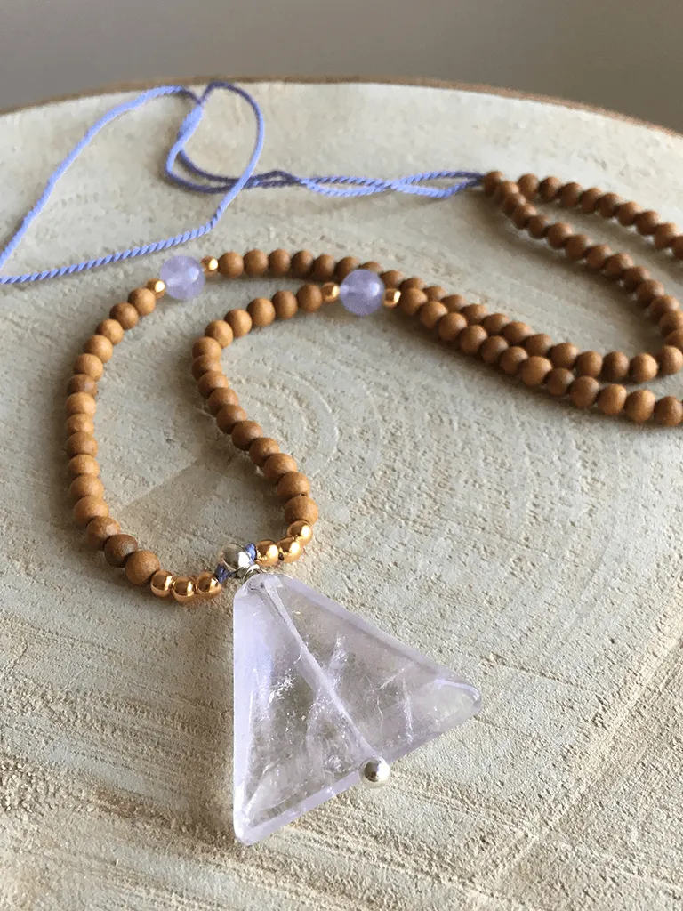 Awareness Gemstone Mala Choker