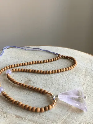 Awareness Gemstone Mala Choker