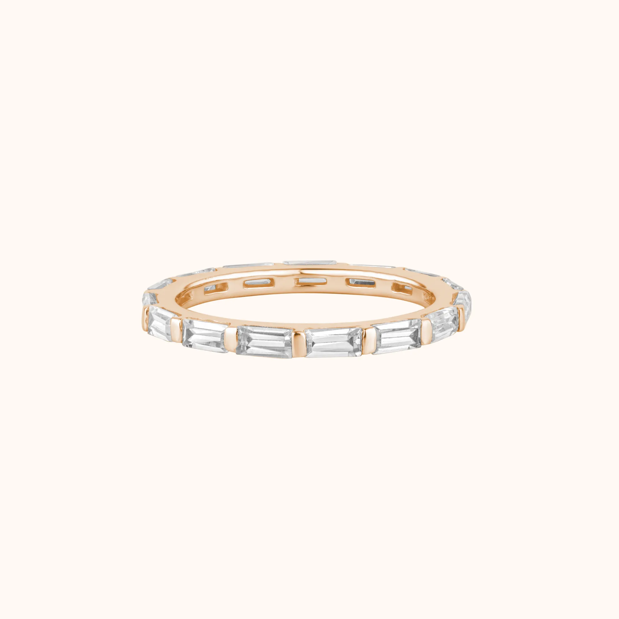 Baguette Diamond Trendy Band