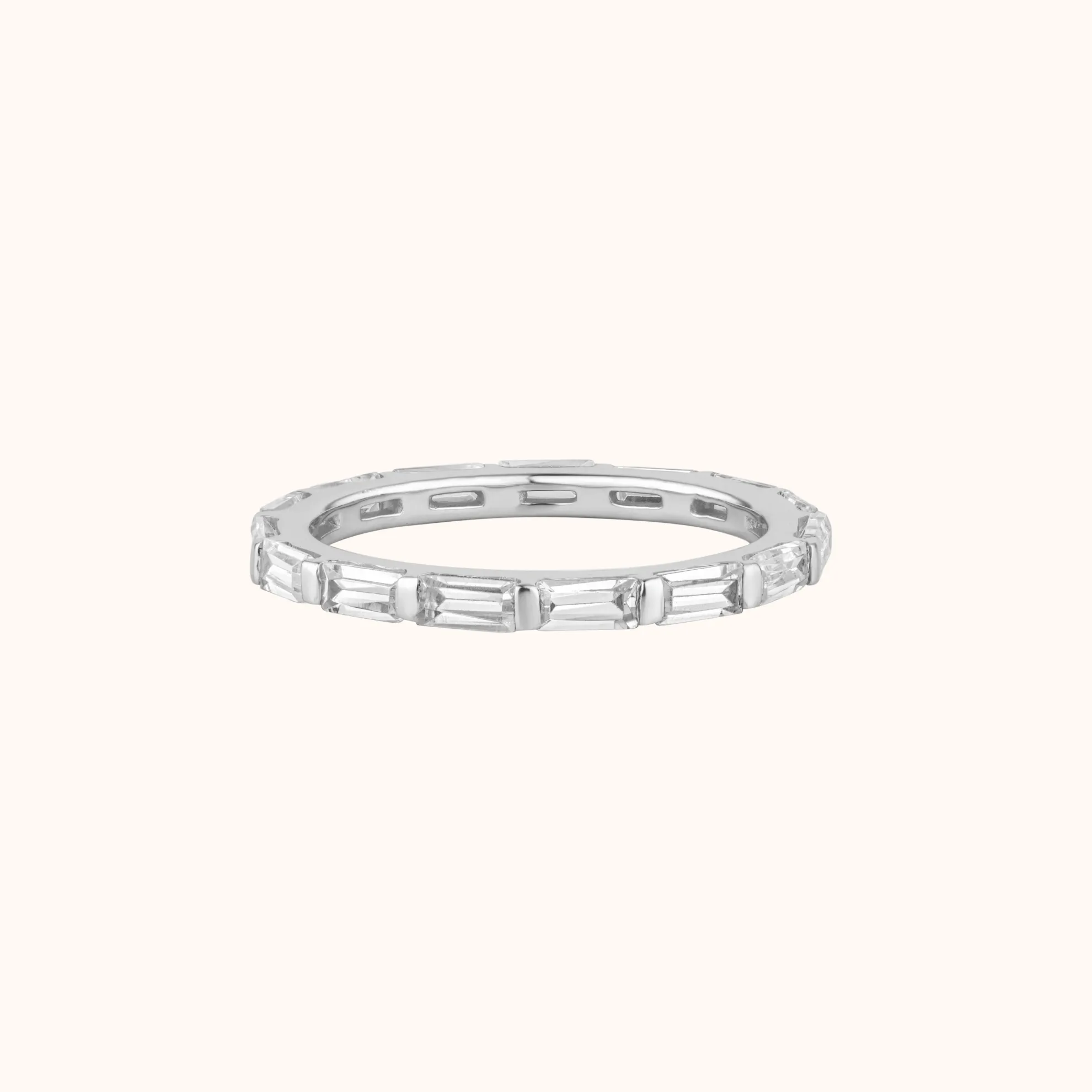 Baguette Diamond Trendy Band