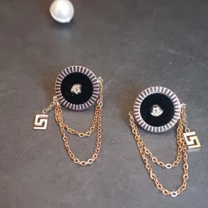 Beautiful Statement Earrings_Black - Premium