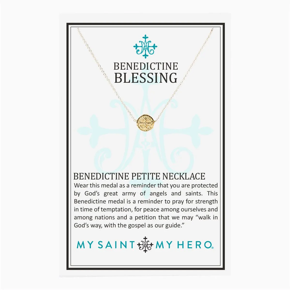 Benedictine Blessing Petite Necklace