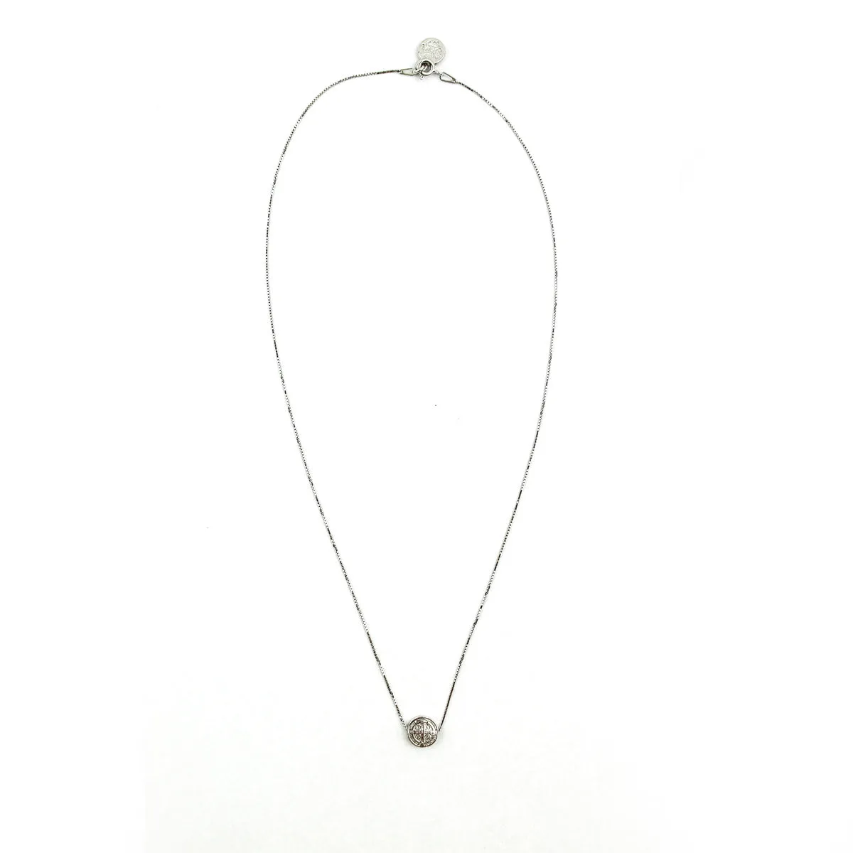 Benedictine Petite Necklace - Sterling Silver