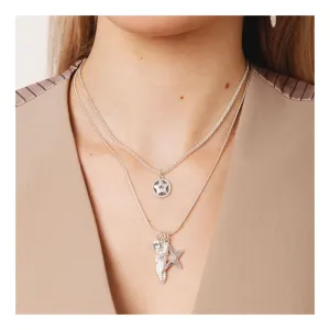 Bibi Bijoux Celestial Feather Layered Necklace