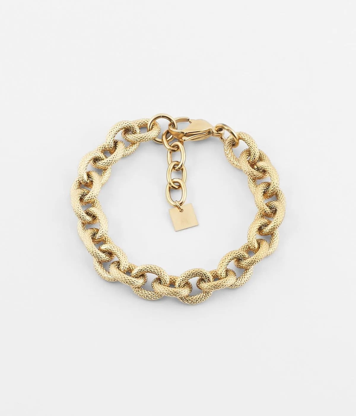 Bracelet Hermine (Acier doré)
