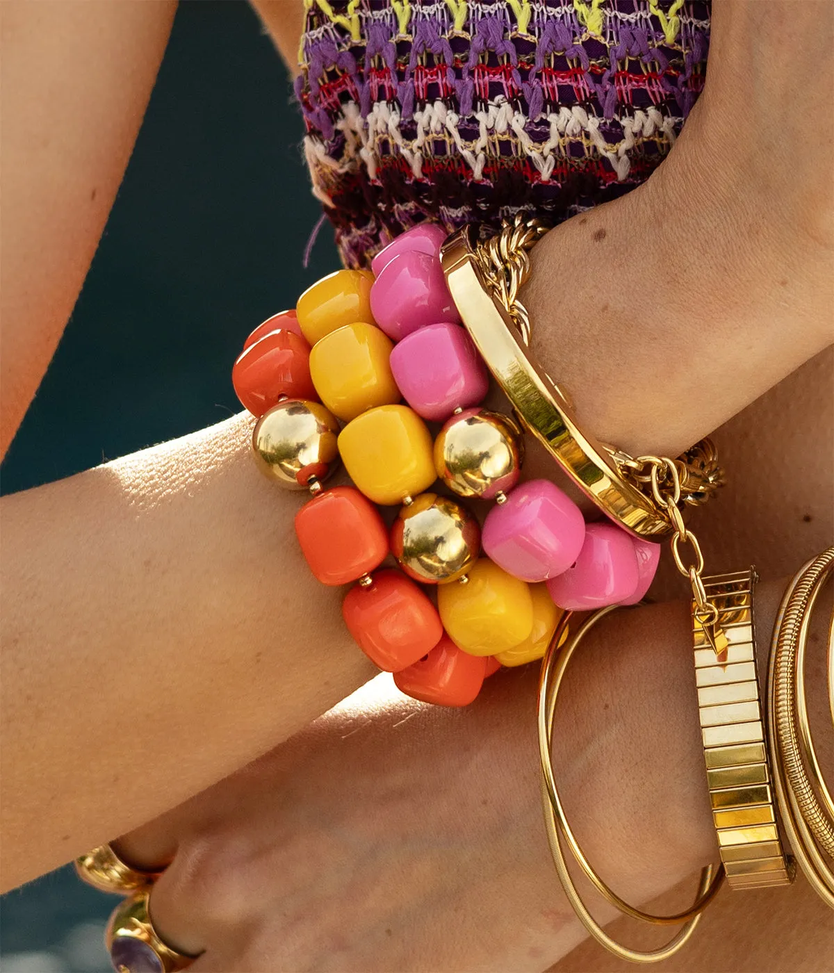 Bracelet Laïos (Acier doré)