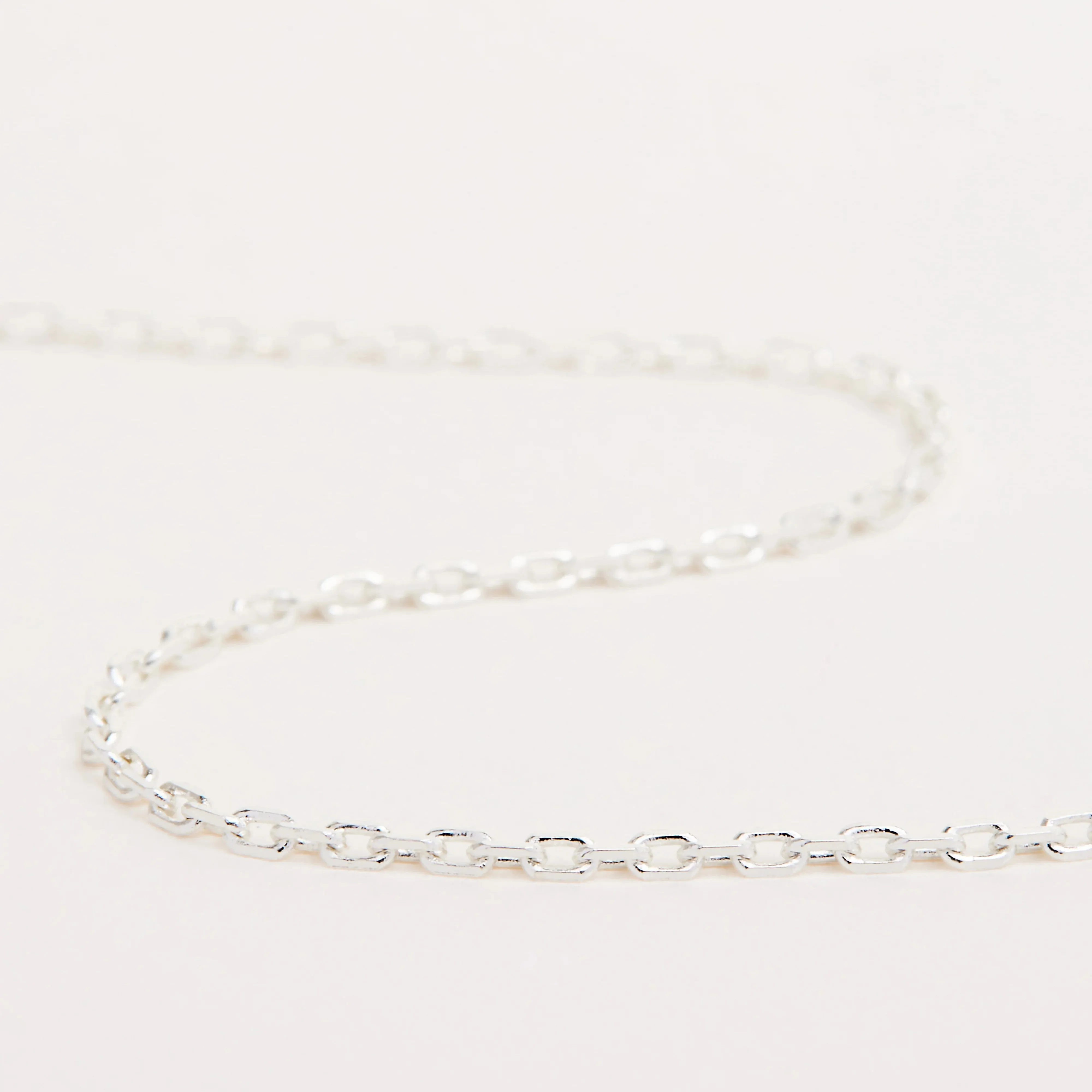 By Charlotte 14k White Gold 18" Signature Chain Necklace