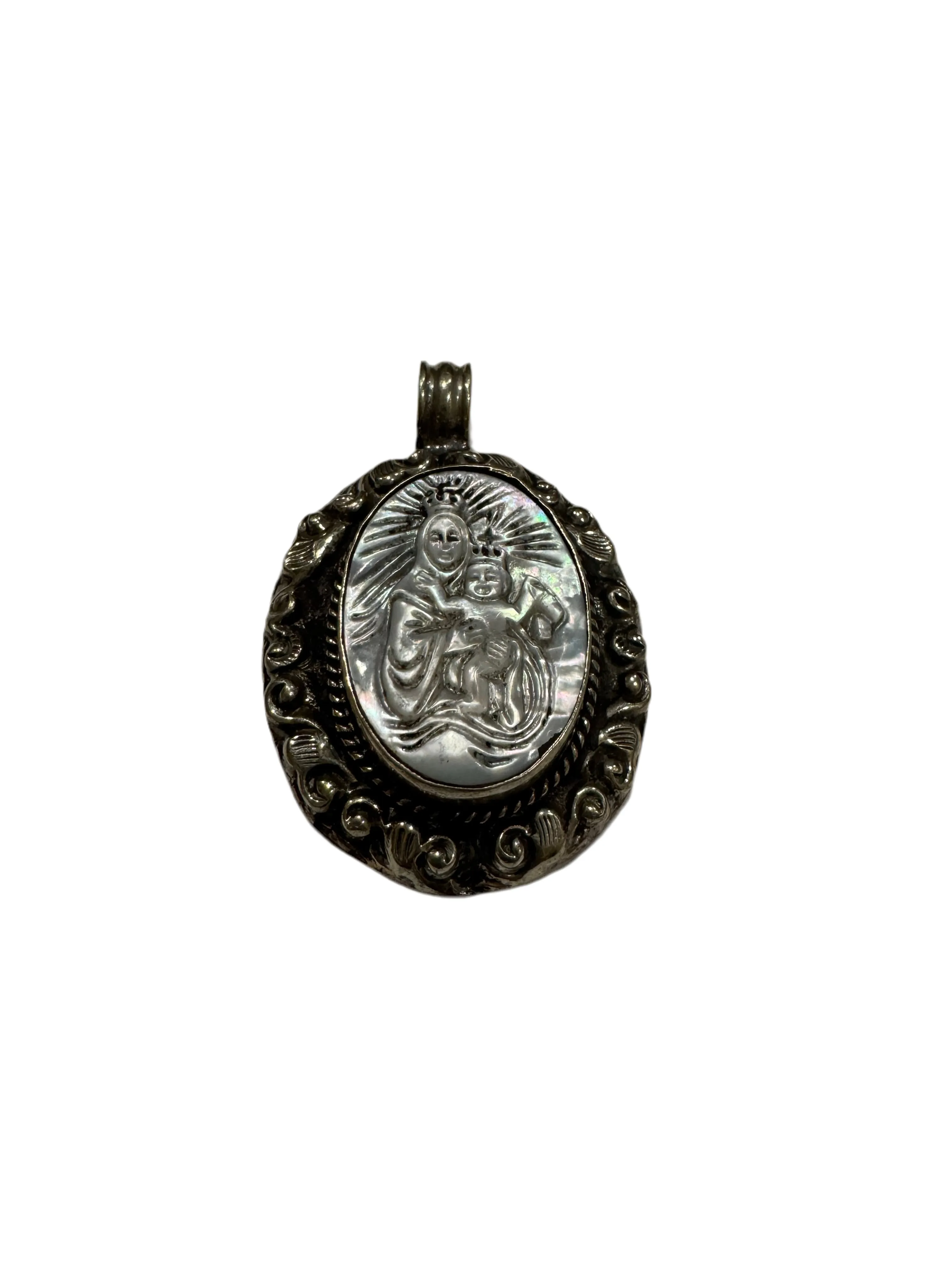 Carved Shell Pendants
