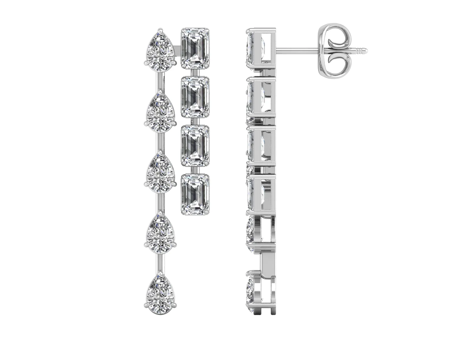 Cascade Earrings - 9.16 ct.