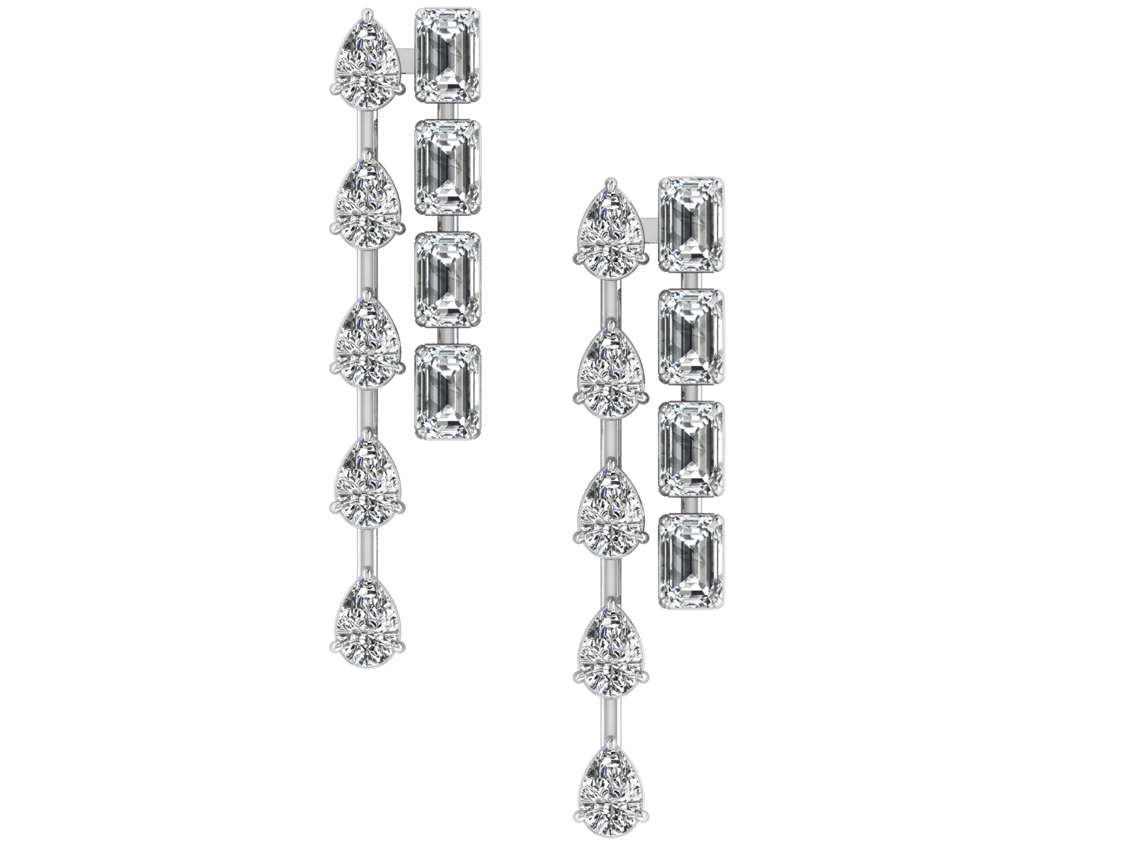 Cascade Earrings - 9.16 ct.