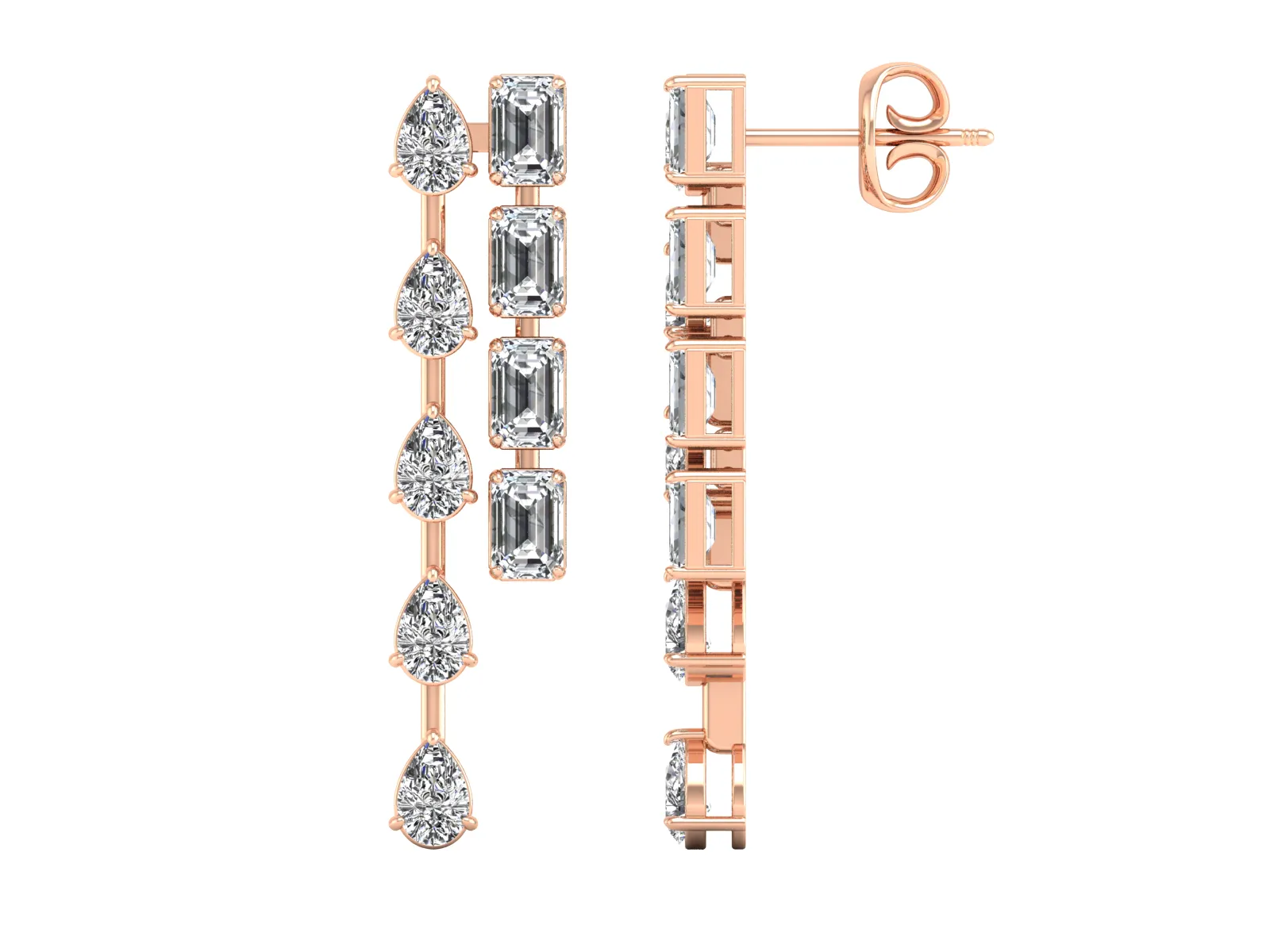 Cascade Earrings - 9.16 ct.