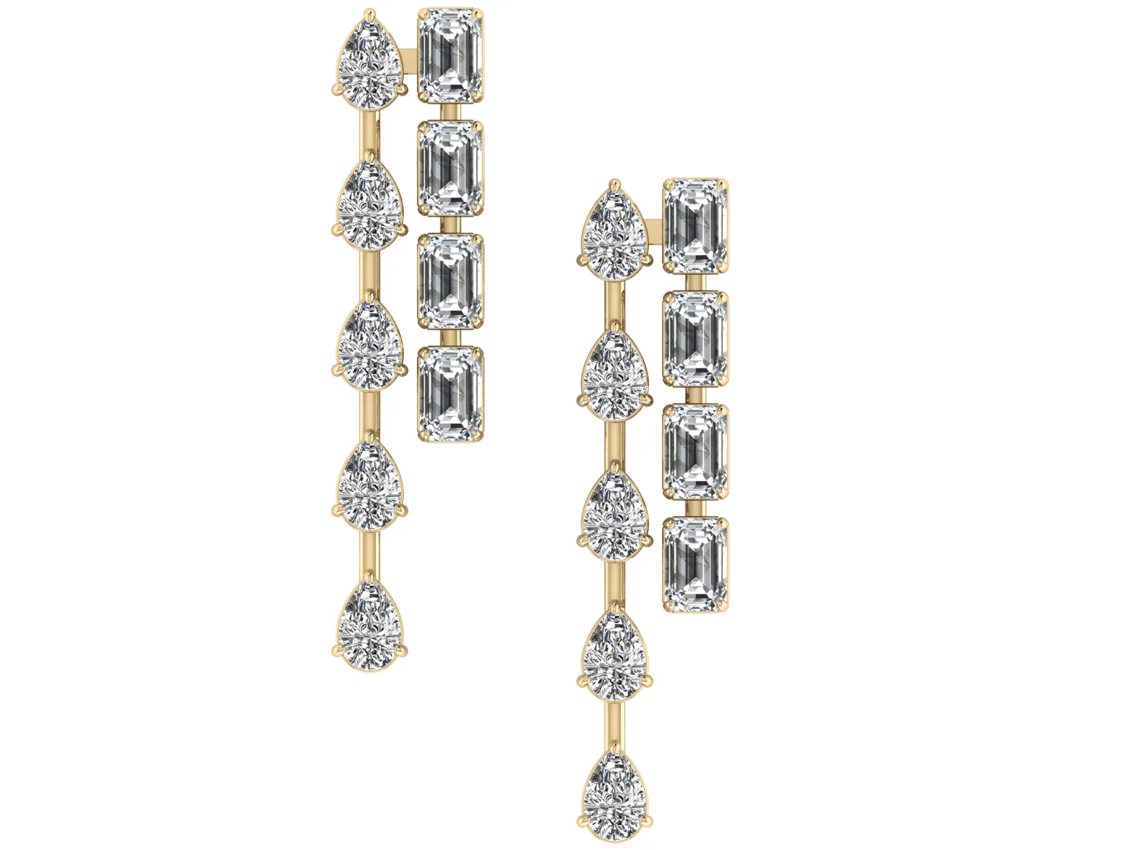 Cascade Earrings - 9.16 ct.