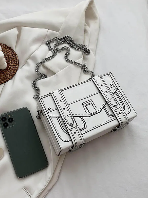 Chains Printed Crossbody Bags