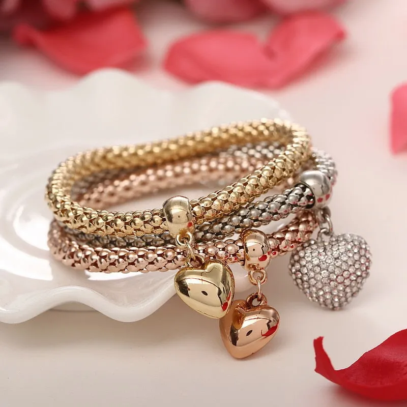 Charm Bracelet With Rhinestone