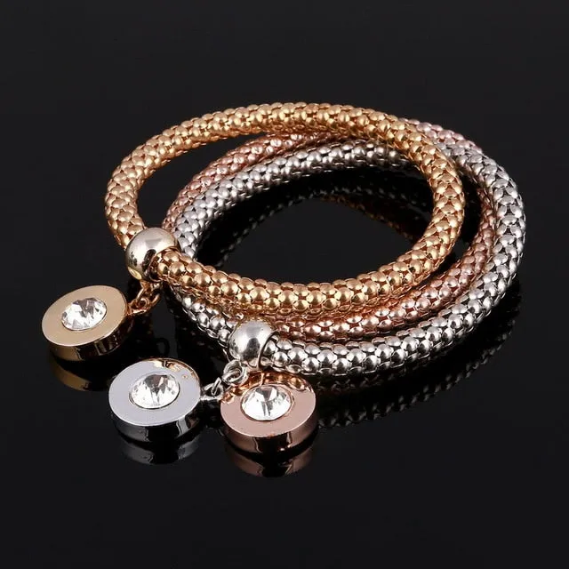 Charm Bracelet With Rhinestone