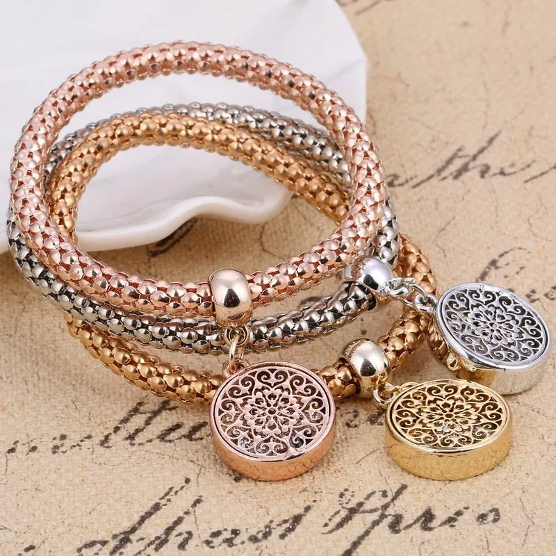Charm Bracelet With Rhinestone