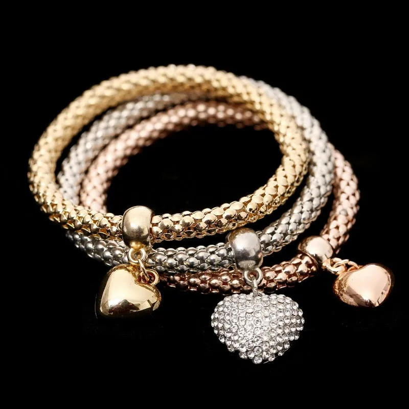 Charm Bracelet With Rhinestone