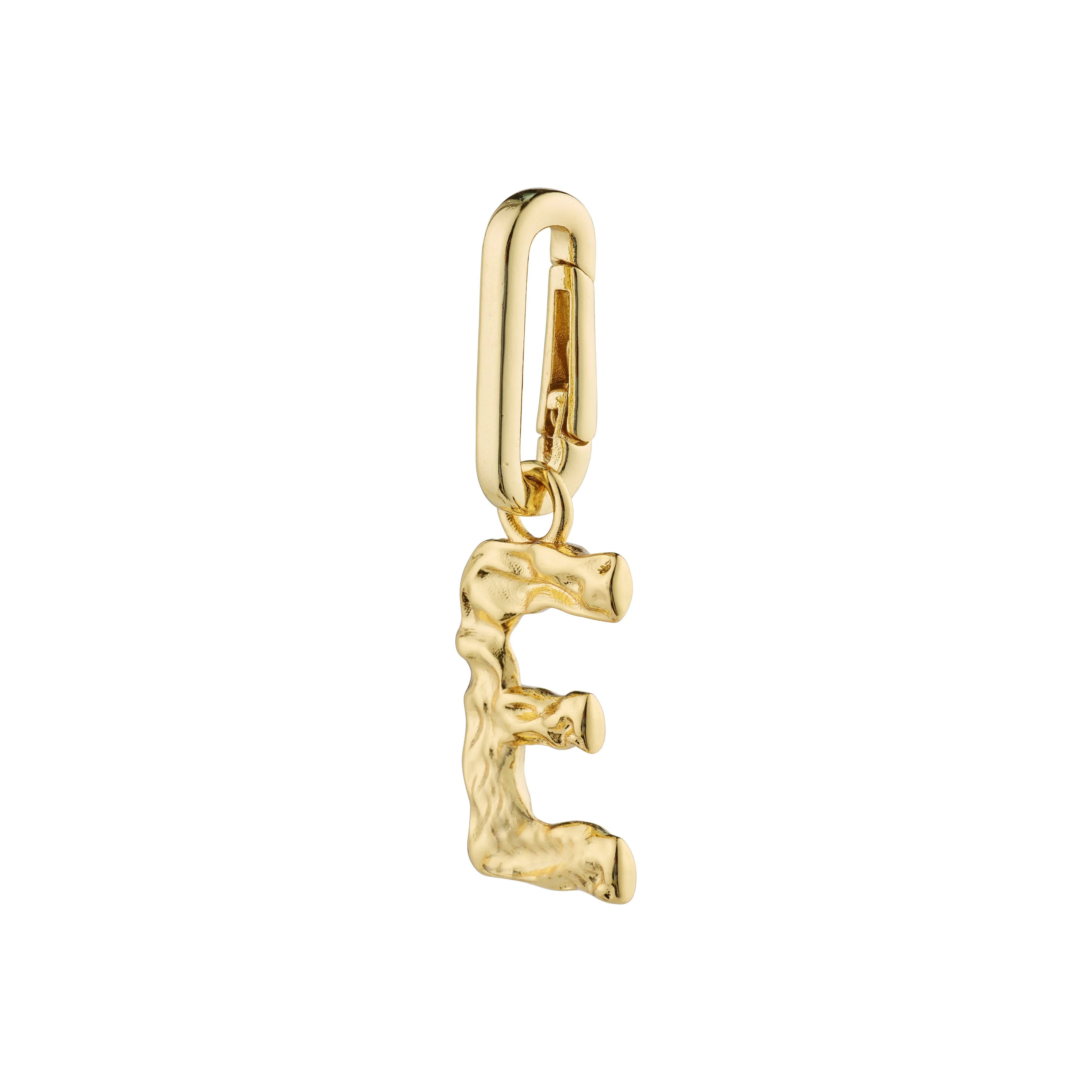 CHARM pendant E, gold-plated