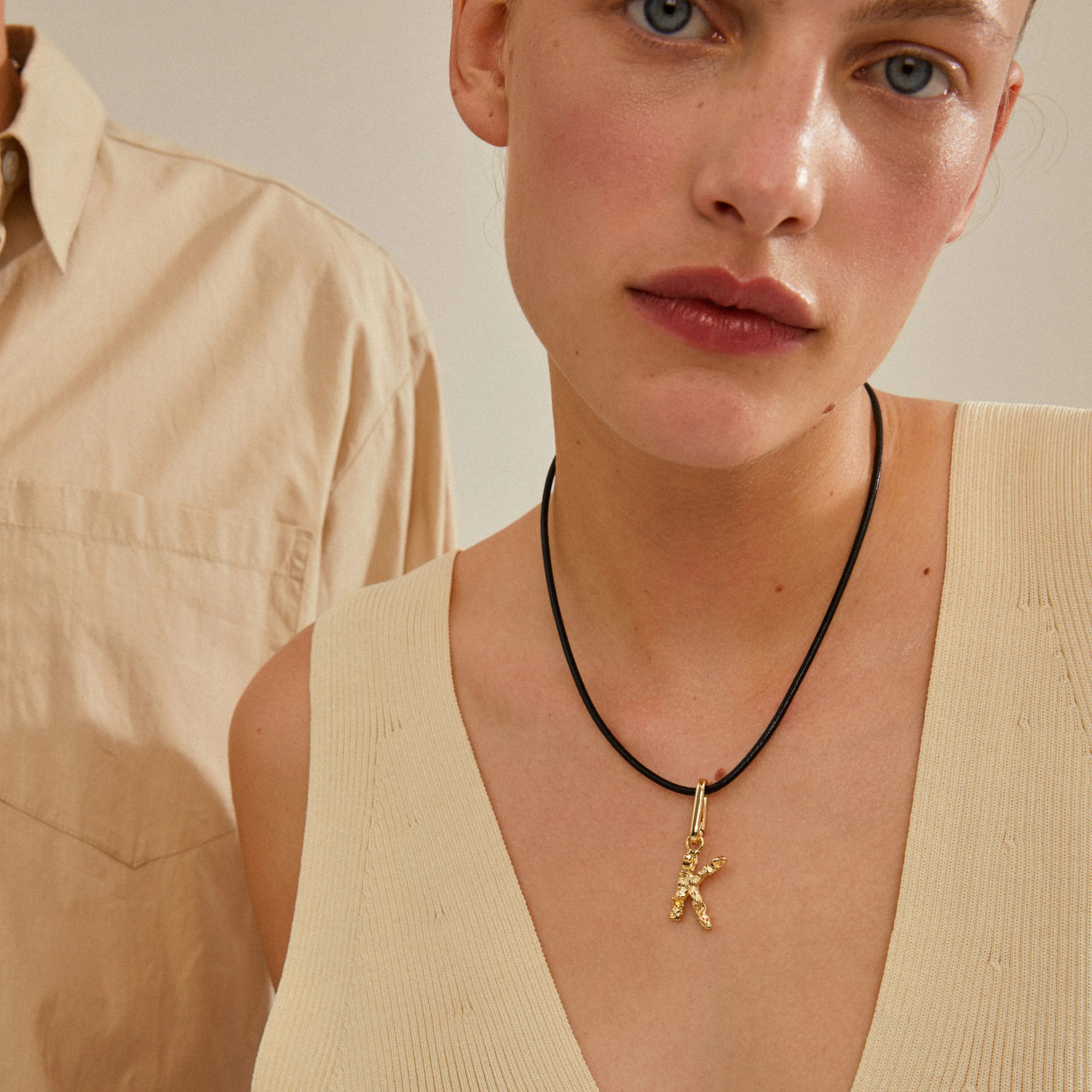 CHARM pendant K, gold-plated