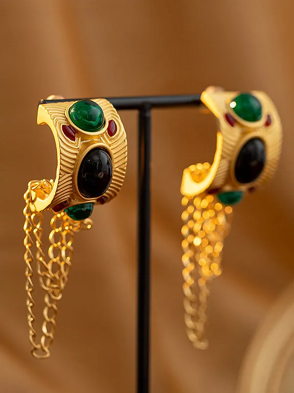 Chicmy-Chains Tasseled Earrings Accessories Eardrop