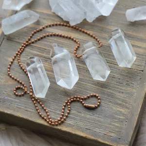 Chonky Phantom Quartz Simple Pendants