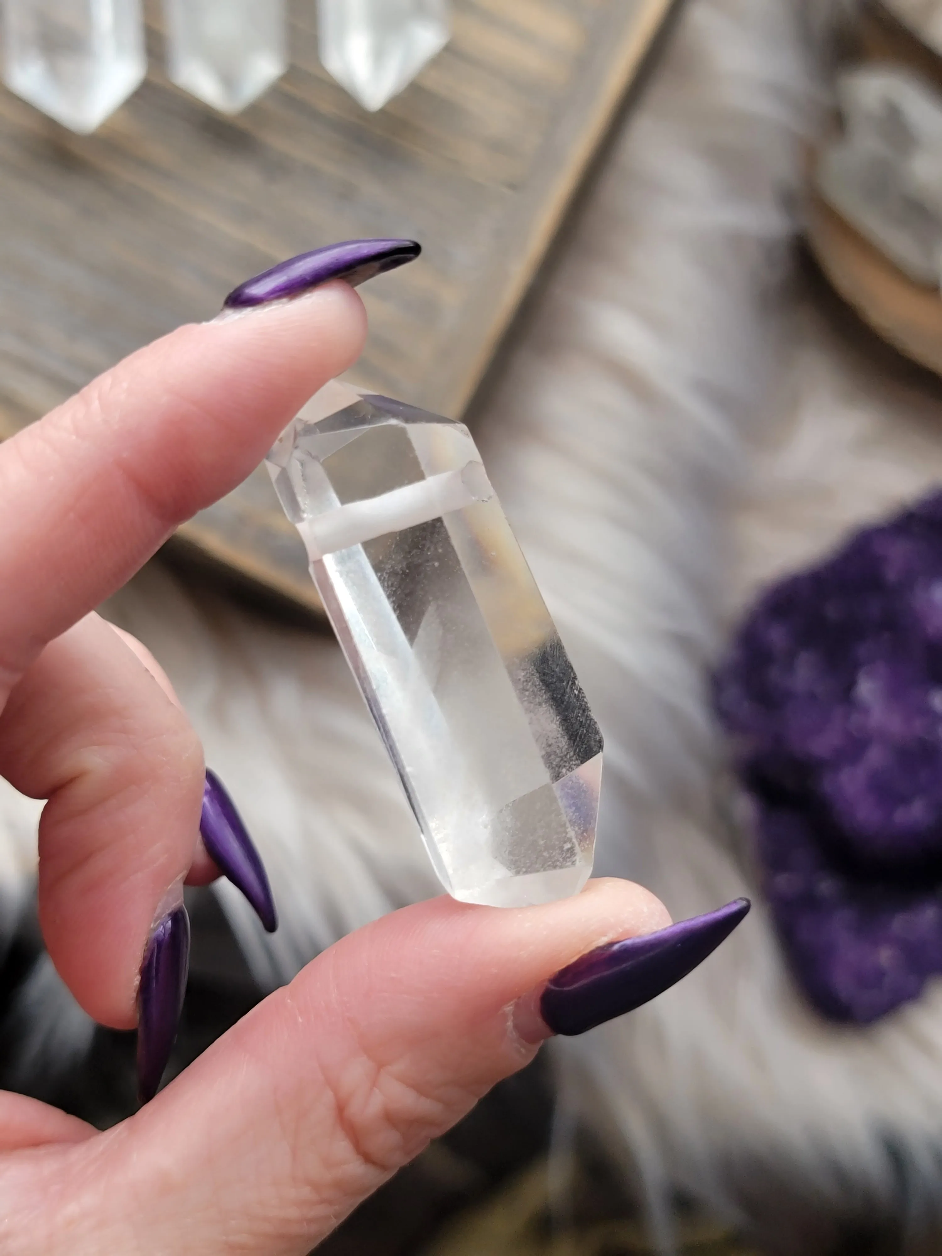 Chonky Phantom Quartz Simple Pendants