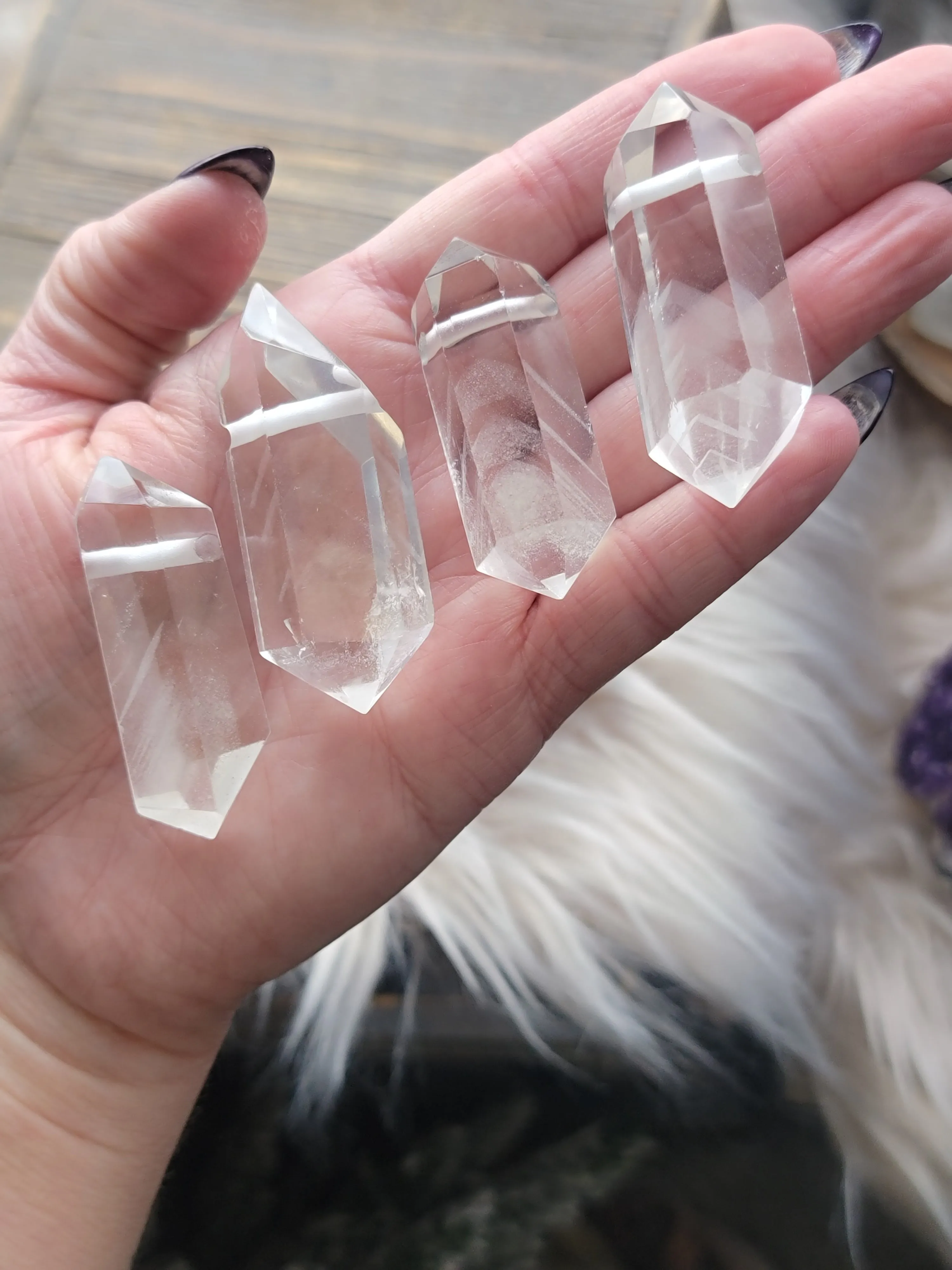 Chonky Phantom Quartz Simple Pendants