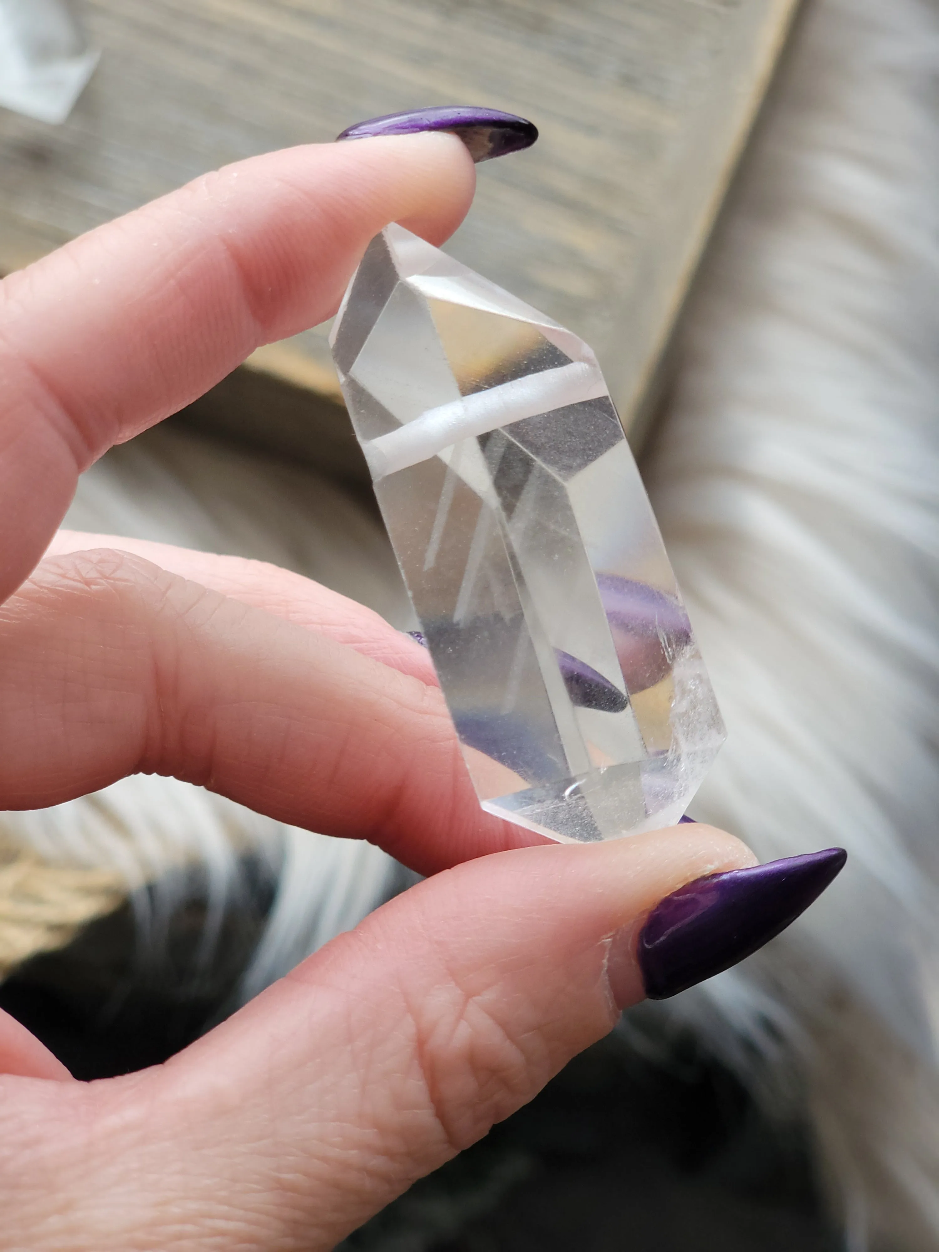 Chonky Phantom Quartz Simple Pendants