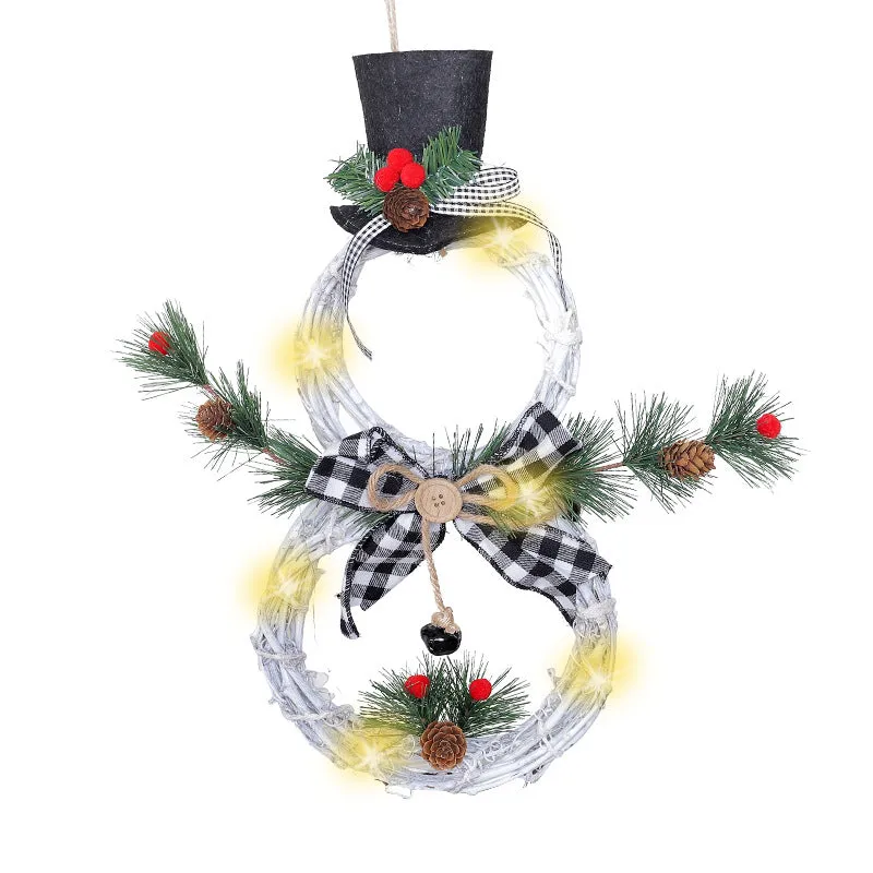 Christmas Garland Pendant Home Decoration LED Light Garland Gifts