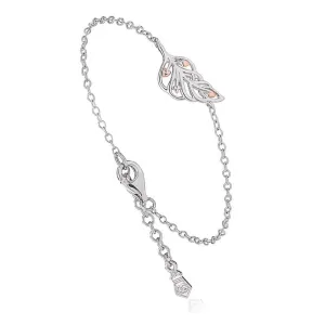 Clogau Debutante Affinity Sterling Silver Feather Bracelet