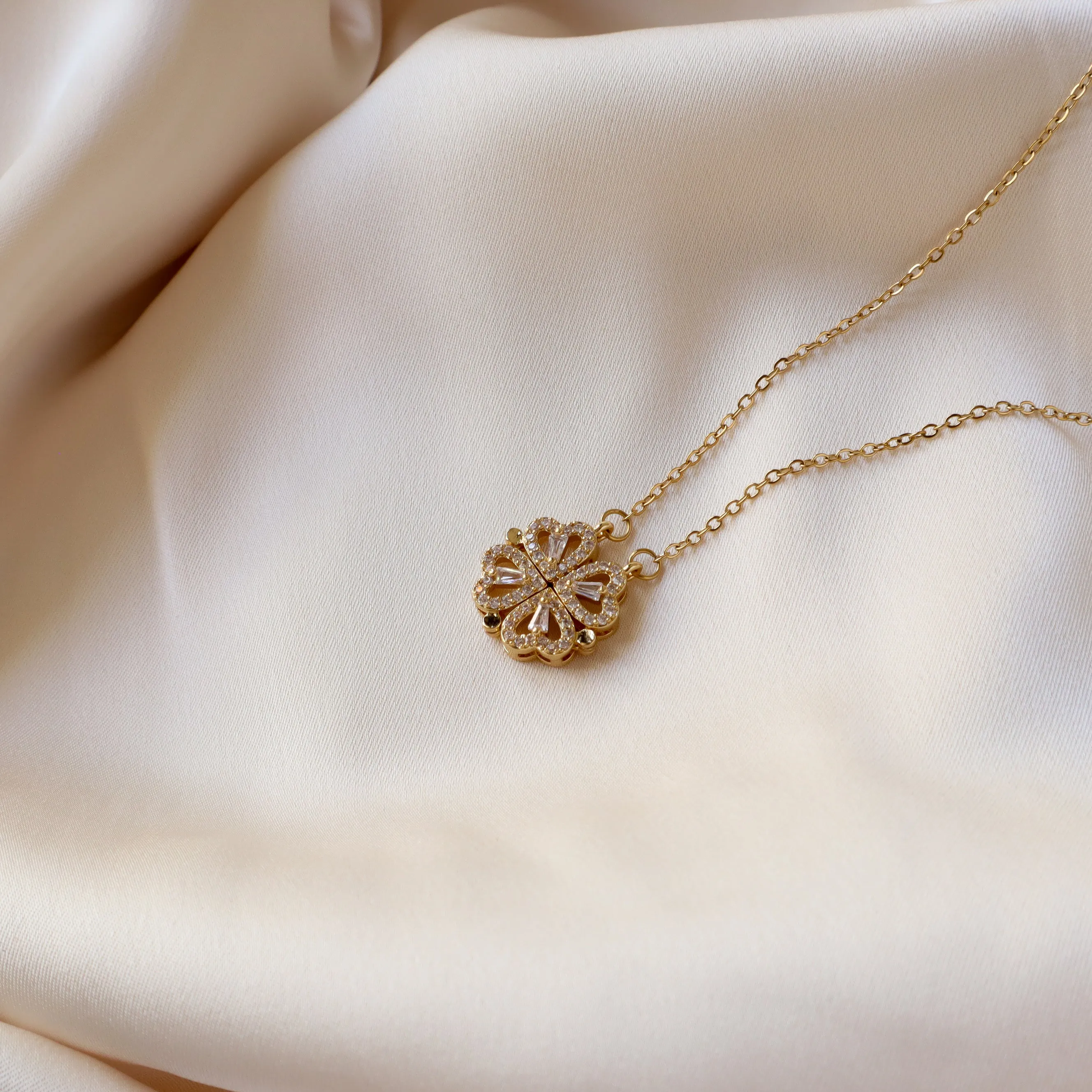 Clover 18K Gold Plated Necklace
