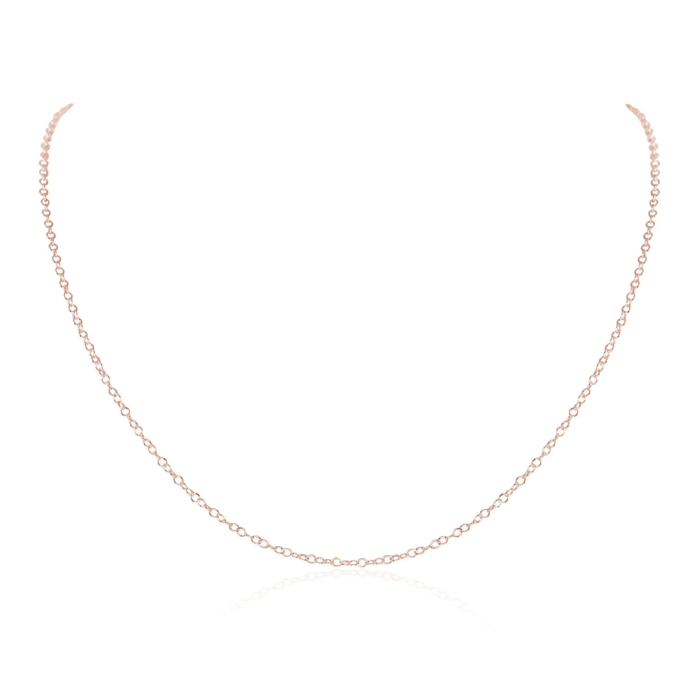 Custom Simple Plain or Satellite Fine Chain Necklace