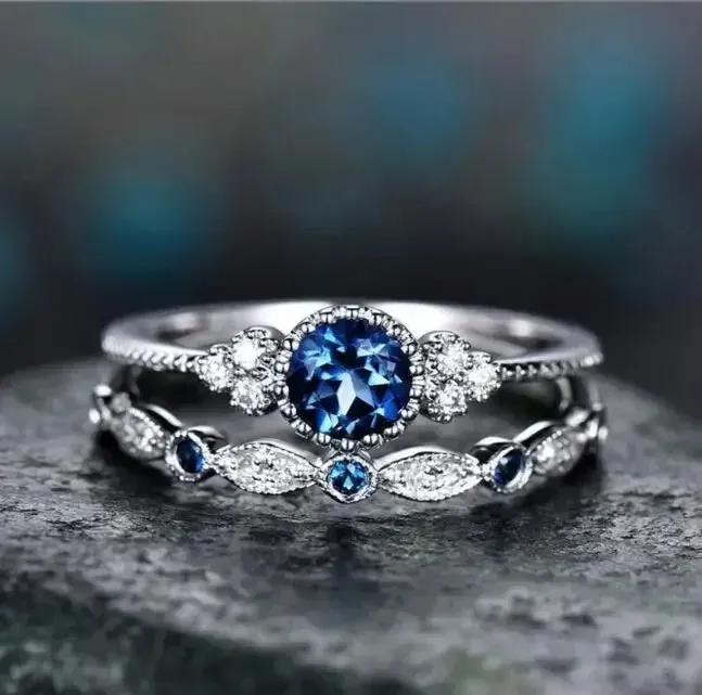 Delysia King  2-piece set of rings