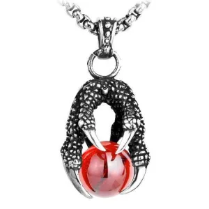 Dragon Claw Orb Necklace