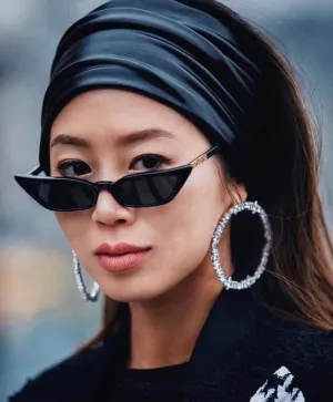 Dramatic Large Rhinestone Earrings